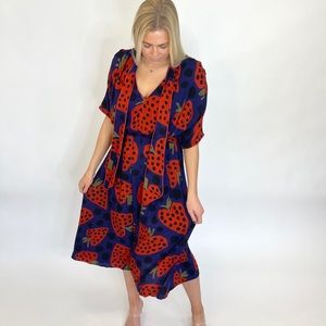 Maxi Heartberry Ankle Dress